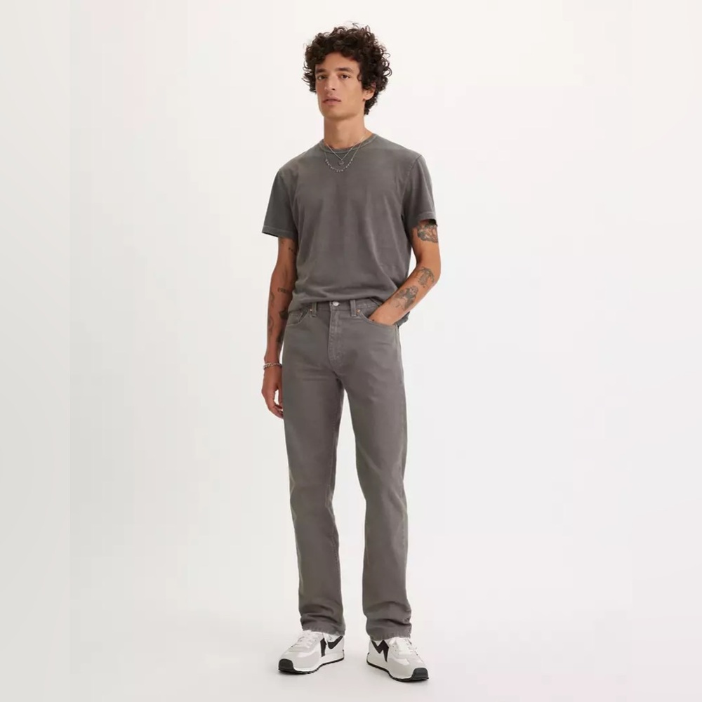 Lot Of 2 Levi's 505 Regular‎ Fit Straight Mens 38x30 Denim Jeans Grey - Picture 5 of 5